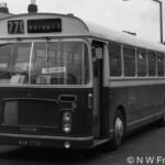 Bristol Omnibus Company vehicles did not often pass through Southampton. In this case, a Swindon allocated RELH6L has worked a duplicate journey on the express service between Cheltenham and Portsmouth in 1973. Bristol RELH WHW372H at Southampton (1)
