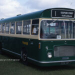 This RELL is probably the only survivor of the 12 REs operated by Provincial - although one of the earlier batch was reported abandoned somewhere in the USA a few years ago. This vehicle, from the second batch, was a diverted order from Northern General, and therefore has features distinguishing them from the earlier vehicles (themselves diverted from Hants & Dorset) - the most notable is the large single piece destination window, which just fits in the space above the windscreen. Bristol RE ECG112K at Southsea