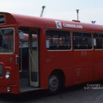 Cumberland MS operated principally in the industrial west coastal area of the county, and therefore had a relatively small requirement for what might be regarded as typical rural buses. 17 Bristol LH were purchased in the early stages of production of that model, one of which was the first with the BET curved windscreen. Bristol LH 111 XRM111J at Whitehaven