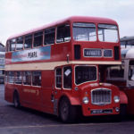 Bristol FLF JMR819F at Southampton H&D depot
