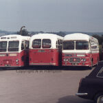 Bristol MW 4 coaches at Monmouth