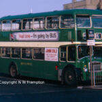 Bristol FLF at Southampton bus station in 1970