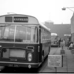 Bristol OC made considerable use of their RELH DPs for express service duplication, as seen here on a journey which would appear to have terminated at Southampton. The Cheltenham service generally continued to Portsmouth. Bristol RELH GHY131K at Southampton (1)