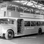 Bristol FLF GRU978D at Southampton depot
