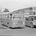 Bristol LH NLJ817G at Southampton depot - original condition with shallow windscreen.