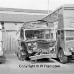 Bristol LH TRU224J - Southampton depot after accident